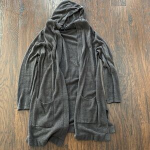 Barefoot dreams open front cardigan.